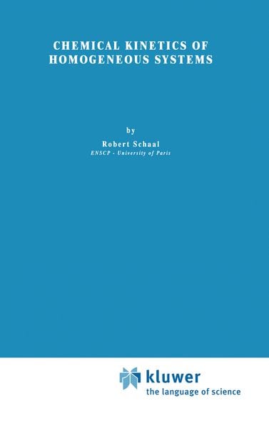 Produktbild: Chemical Kinetics of Homogeneous Systems
