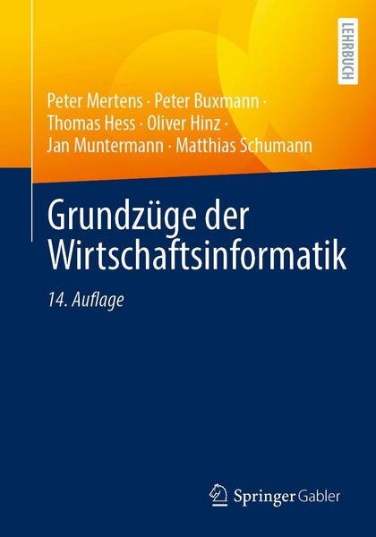 Produktbild: Grundz&uuml;ge der Wirtschaftsinformatik