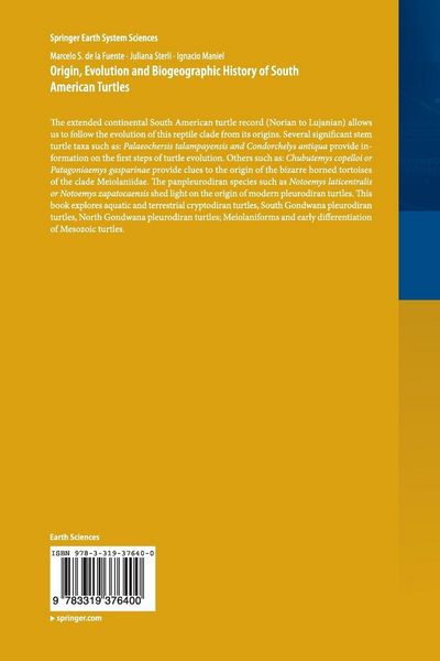 Produktbild: Origin, Evolution and Biogeographic History of South American Turtles