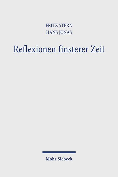 Produktbild: Reflexionen finsterer Zeit
