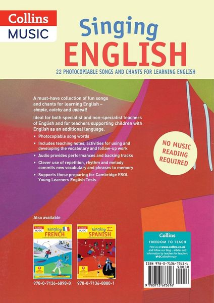 Produktbild: Singing English (Book + Audio)