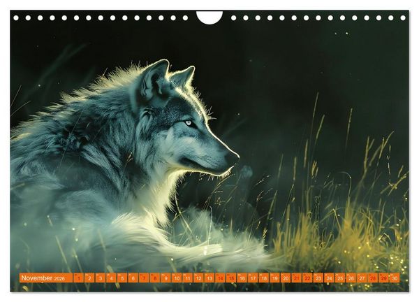 Produktbild: Von F&uuml;chsen und W&ouml;lfen (Wandkalender 2026 DIN A4 quer), CALVENDO Monatskalender