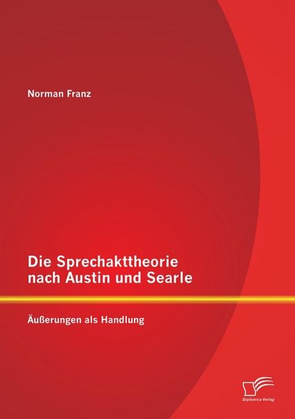 Produktbild: Die Sprechakttheorie nach Austin und Searle: &Auml;u&szlig;erungen als Handlung