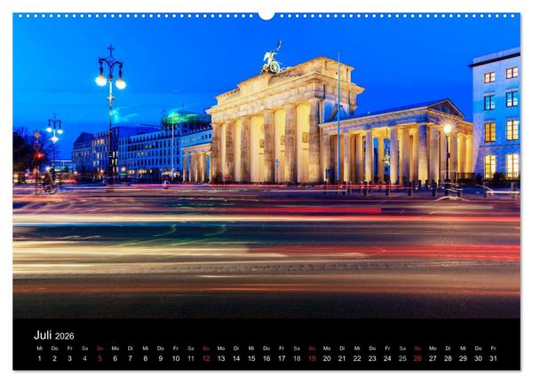 Produktbild: Berlin dynmaic (hochwertiger Premium Wandkalender 2026 DIN A2 quer), Kunstdruck in Hochglanz