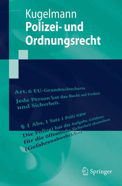 Produktbild: Polizei- und Ordnungsrecht