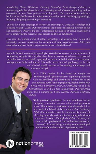 Produktbild: Colour Dictionary: Decoding Personality Traits Through Colours Psychology Graphology Branding Designing Advertising Marketing