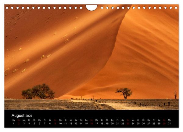 Produktbild: Das Licht Namibias (Wandkalender 2026 DIN A4 quer), CALVENDO Monatskalender