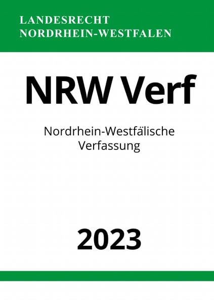 Produktbild: Nordrhein-Westf&auml;lische Verfassung - NRW Verf 2023