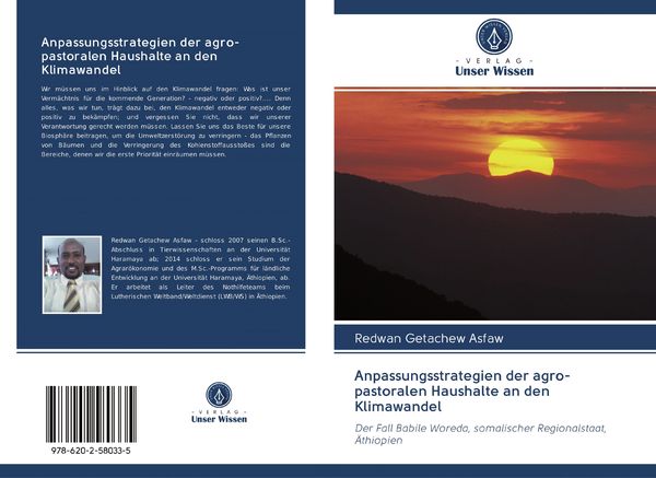 Anpassungsstrategien der agro-pastoralen Haushalte an den Klimawandel, Taschenbuch von Redwan Getachew Asfaw, Verlag Unser Wissen, 9786202580335