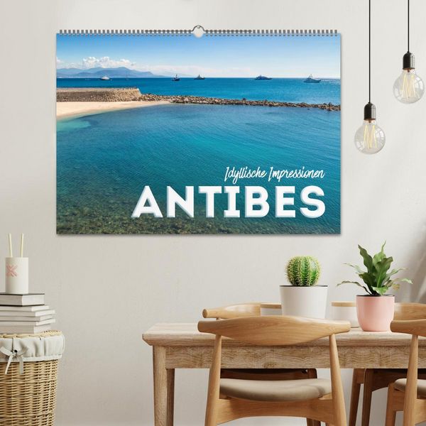 Produktbild: ANTIBES Idyllische Impressionen (Wandkalender 2026 DIN A2 quer), CALVENDO Monatskalender