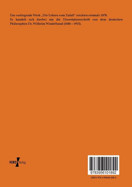 Produktbild: Die Lehren vom Zufall
