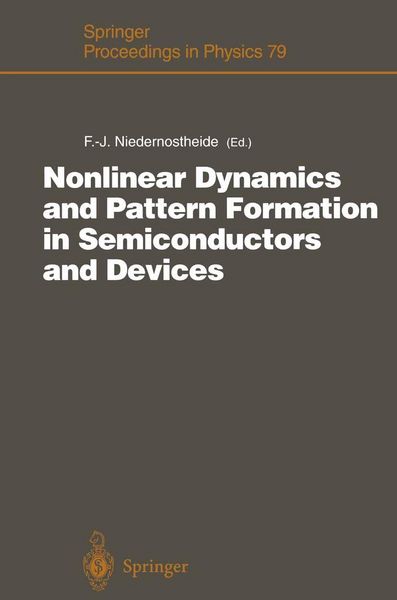 Produktbild: Nonlinear Dynamics and Pattern Formation in Semiconductors and Devices
