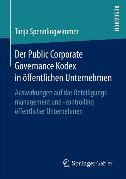 Produktbild: Der Public Corporate Governance Kodex in &ouml;ffentlichen Unternehmen