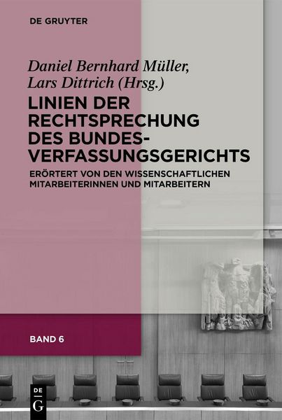 Produktbild: Linien der Rechtsprechung des Bundesverfassungsgerichts