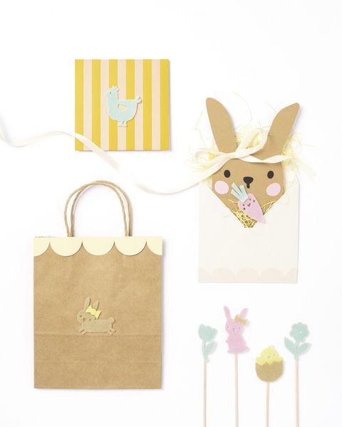 Produktbild: Folia Filz-Sticker OSTERN 140 Teile, farbig sortiert