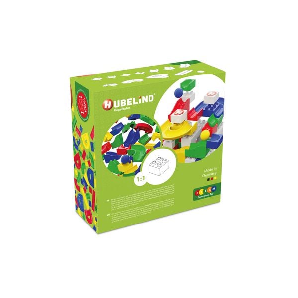 Produktbild: HUBELINO Kugelbahn 55-teiliges Bahnelemente Set