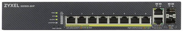 Produktbild: ZyXEL GS1920-8HPv2 GS1920-8HPv2 Netzwerk Switch 8 + 2 Port