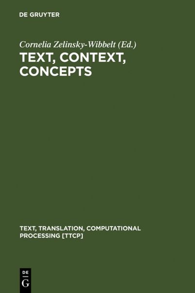 Produktbild: Text, Context, Concepts