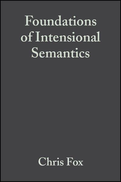 Produktbild: Foundations of Intensional Semantics