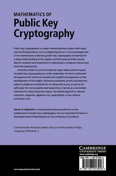 Produktbild: Mathematics of Public Key Cryptography