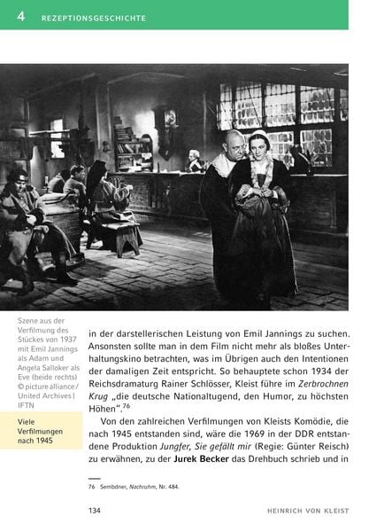 Produktbild: Der zerbrochne Krug von Heinrich von Kleist