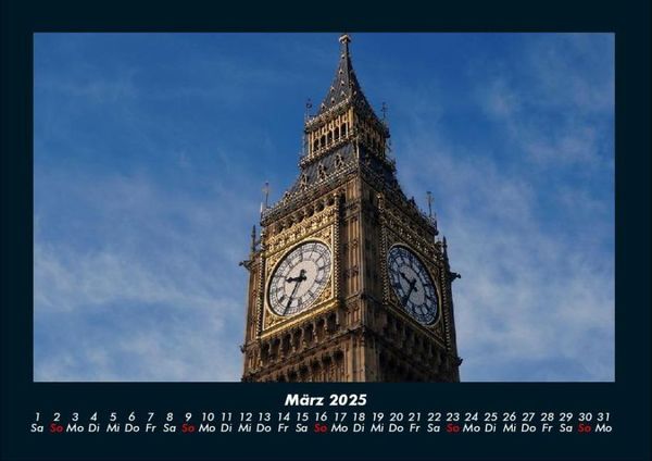 Produktbild: London 2025 Fotokalender DIN A4