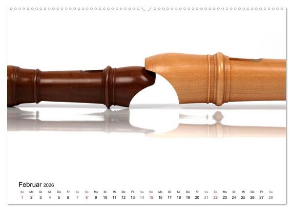 Produktbild: Musik ist mein Leben (hochwertiger Premium Wandkalender 2026 DIN A2 quer), Kunstdruck in Hochglanz