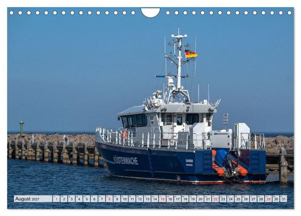 Produktbild: Ostsee Ahoi - Gro&szlig;e Schiffe, kleine Boote (Wandkalender 2027 DIN A4 quer), CALVENDO Monatskalender
