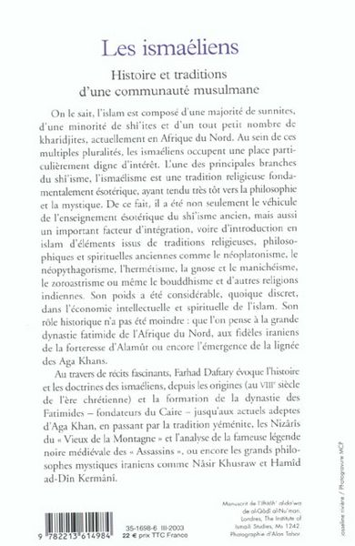 Produktbild: Les Ismaeliens ; Histoire et Traditions D'Une Communaute Musulmane