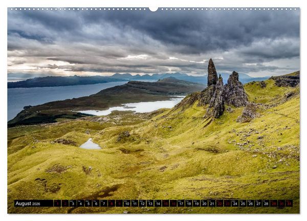 Produktbild: Isle of Skye Landscapes and Light (High Quality Premium Wall Calendar 2026 DIN A2 landscape),CALVENDO 12 Month Wall Calendar