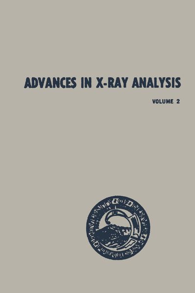 Produktbild: Advances in X-Ray Analysis