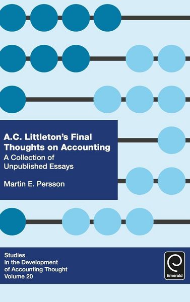 Produktbild: A. C. Littleton's Final Thoughts on Accounting
