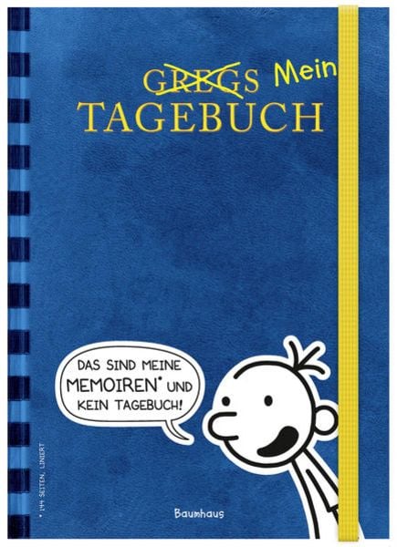 Gregs (Mein) Tagebuch (blau), Gebundene Ausgabe von Jeff Kinney, Baumhaus, 978-3-8339-5500-6
