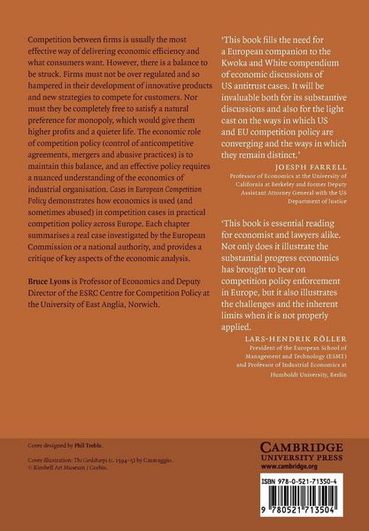 Produktbild: Cases in European Competition Policy