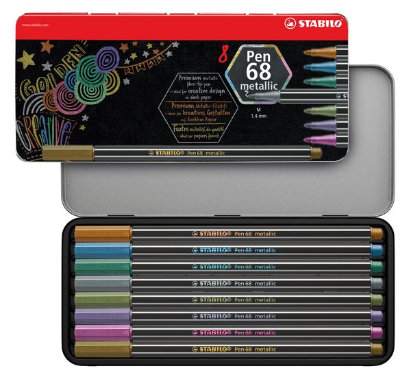 Produktbild: STABILO Filzstift Pen 68 metallic