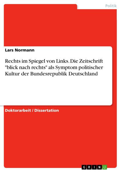 Produktbild: Rechts im Spiegel von Links
