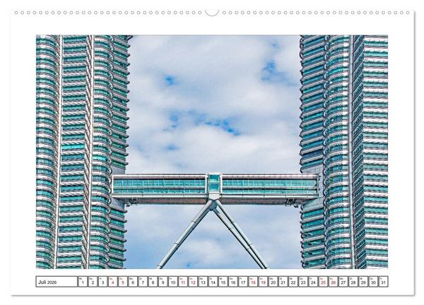 Produktbild: Kuala Lumpur - Traumreiseziel (Wandkalender 2026 DIN A2 quer), CALVENDO Monatskalender
