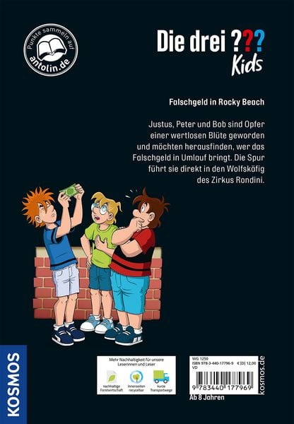Produktbild: Die drei ??? Kids, 8, Nacht unter W&ouml;lfen