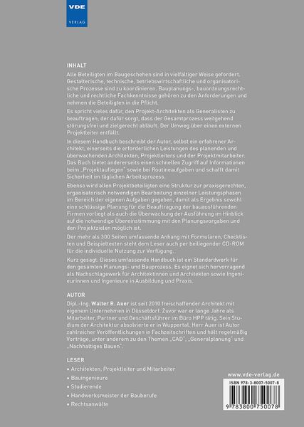 Produktbild: Der Architekt als Generalist