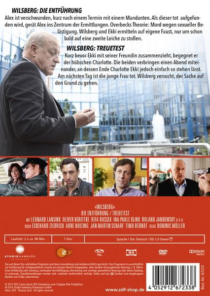 Produktbild: Wilsberg 18 - Die Entf&uuml;hrung/Treuetest