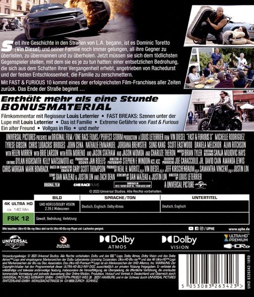 Produktbild: Fast & Furious 10 - Collector's Edition