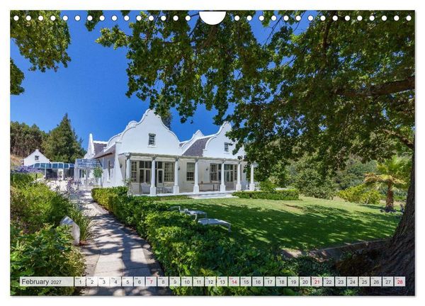 Produktbild: South African Wineries, wine architecture between tradition and modernity (Wall Calendar 2027 DIN A4 landscape), CALVENDO 12 Month Wall Calendar
