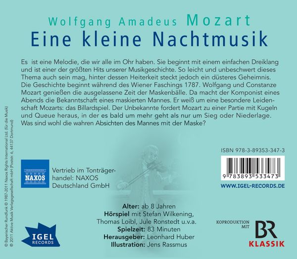 Produktbild: Starke St&uuml;cke. Wolfgang Amadeus Mozart. Eine kleine Nachtmusik