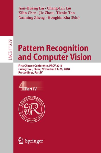 Produktbild: Pattern Recognition and Computer Vision