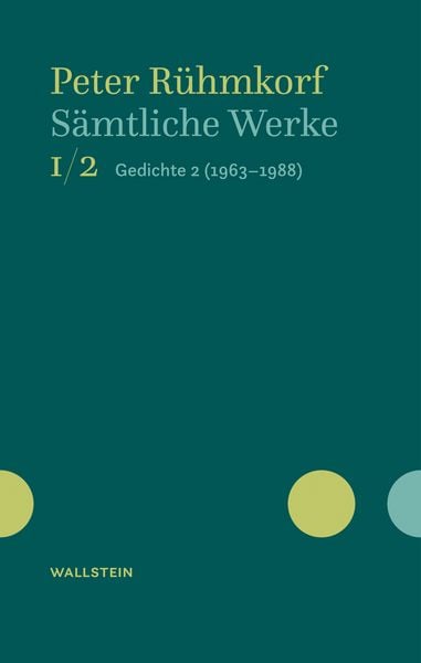 Sämtliche Werke, Gebundene Ausgabe von Peter Rühmkorf, Wallstein Verlag, 9783835359420