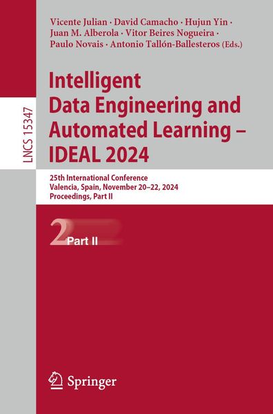Produktbild: Intelligent Data Engineering and Automated Learning - IDEAL 2024