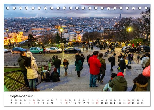 Produktbild: Paris, s'il vous pla&icirc;t! (Tischkalender 2026 DIN A5 quer), CALVENDO Monatskalender