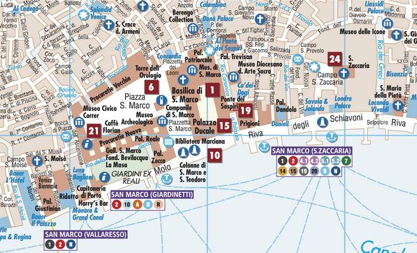 Produktbild: Venice, Venedig, Borch Map