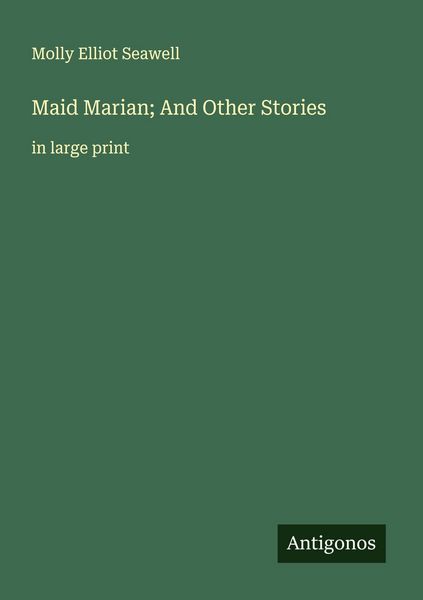 Produktbild: Maid Marian; And Other Stories