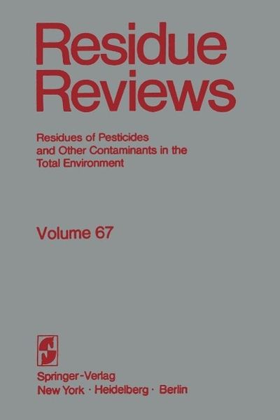 Produktbild: Residue Reviews